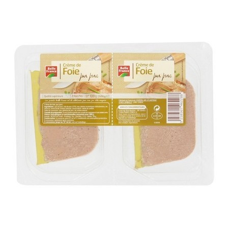 Crème de foie pur porc